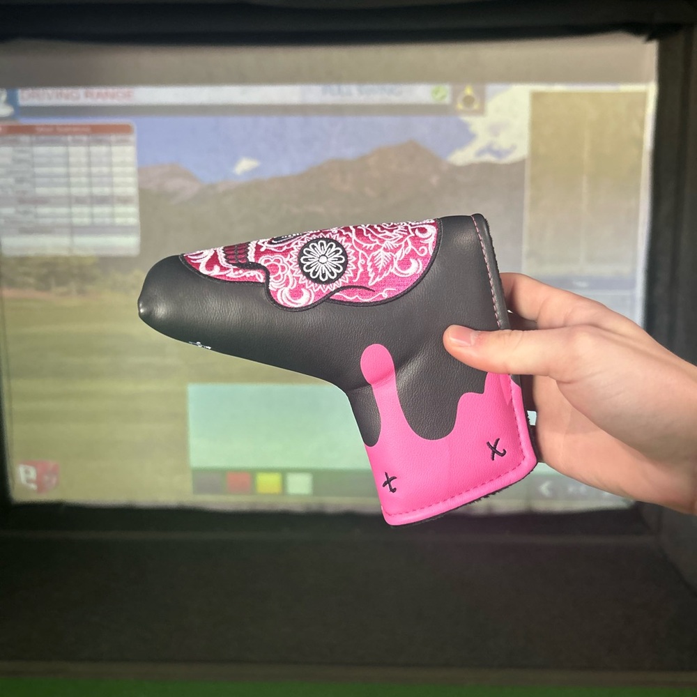Sugar Skull Golf Putter Headcover